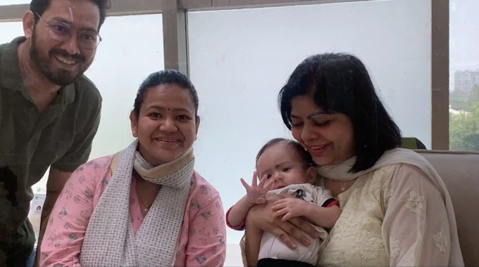 Dr. Bhavya Rathore clinic — patient care moment 11