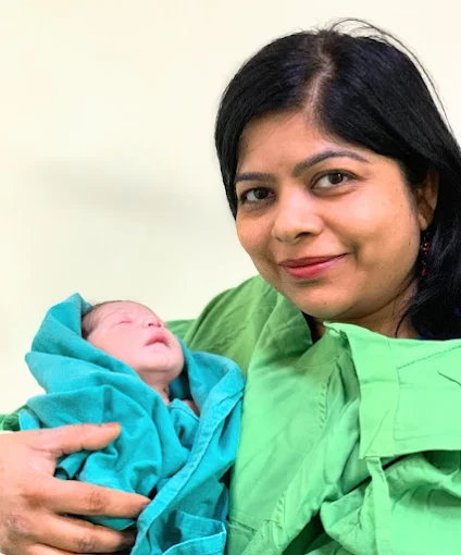 Dr. Bhavya Rathore clinic — patient care moment 45