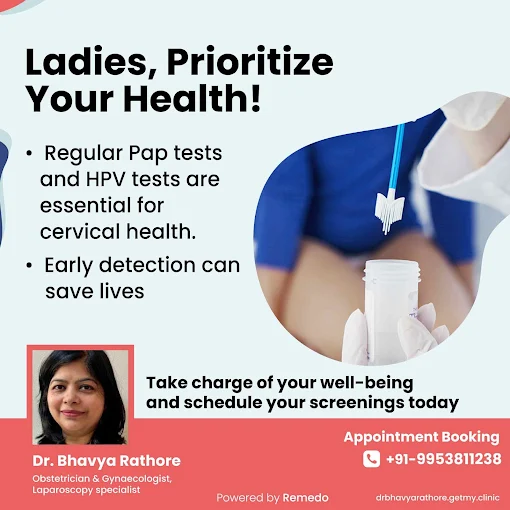 Dr. Bhavya Rathore clinic — patient care moment 55